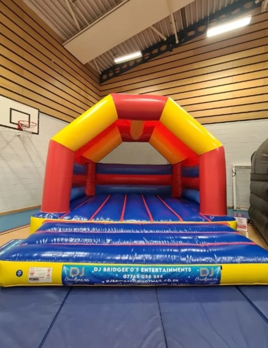 Large Multi-coloured Bouncy Castle